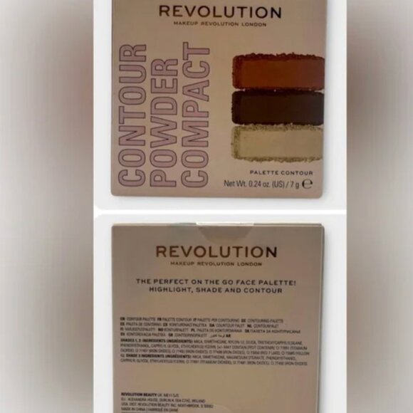 REVOLUTION Contour Powder Compact - Medium NIB - Picture 2 of 3